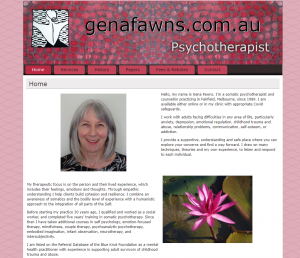 Gena Fawns -psychotherapist